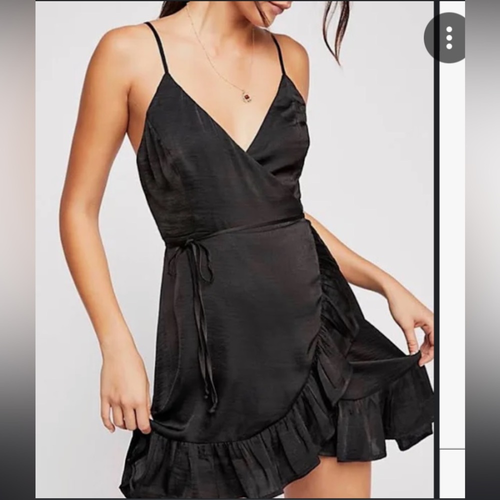 Free People all my love shine wrap slip
